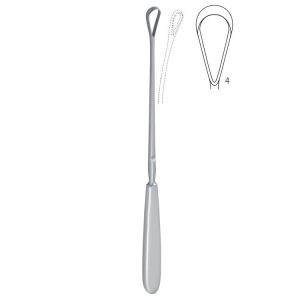 Skrobaczka maciczna Sims ostra-giętka 11mm 255mm fig.4