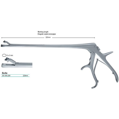 Kleszczyki biopsyjne Burke Standard 220mm