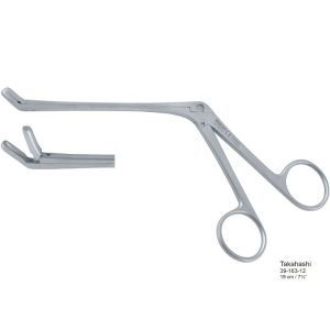 Kleszczyki Takahashi do kości sitowej zagięte 4x10mm/190mm