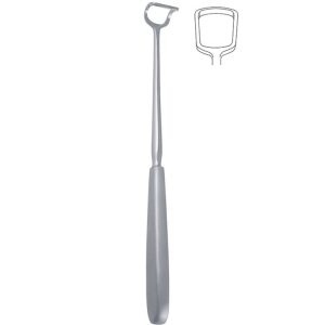 Nóż Beckmann do adenotomii prosty 14mm/220mm fig.3
