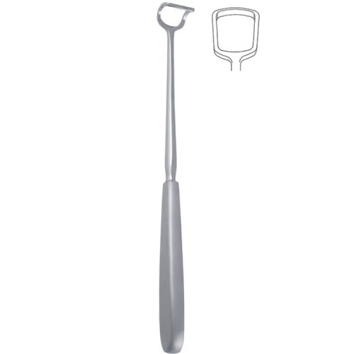 Nóż Beckmann do adenotomii prosty 14mm/220mm fig.3