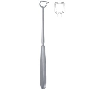 Nóż Beckmann do adenotomii prosty 10mm/220mm fig.1