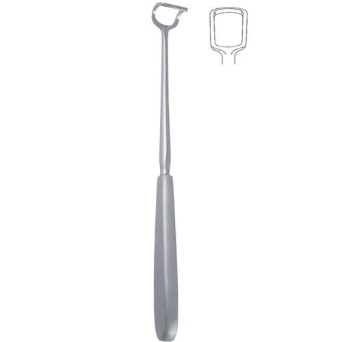 Nóż Beckmann do adenotomii prosty 10mm/220mm fig.1