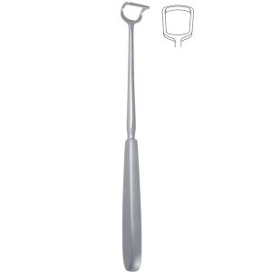 Nóż Beckmann do adenotomii prosty 12mm/220mm fig.2