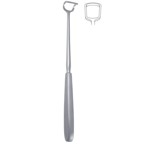Nóż Beckmann do adenotomii prosty 12mm/220mm fig.2