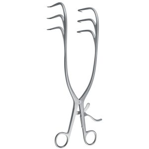 Retractor SR Gelpi-Scoliosis 3x3 prongs sharp 70x305mmm