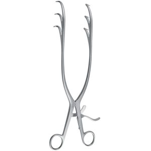 Retractor SR Gelpi-Scoliosis 3x3 prongs sharp 40x305mmm