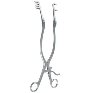 Retractor hip SR Sexton horizontal 4x2 prongs 310mmm