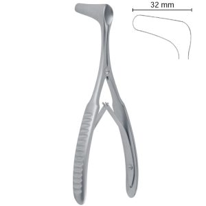 Wziernik nosowy Hartmann-Halle fig.3 150mm