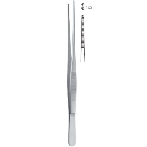 Penseta chirurgiczna Brophy prosta 1x2 ząbki 200mm