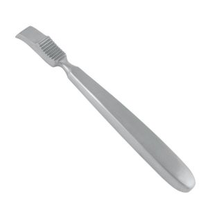 Skrobaczka kostna Farabeuf zagięta 11mm/150mm