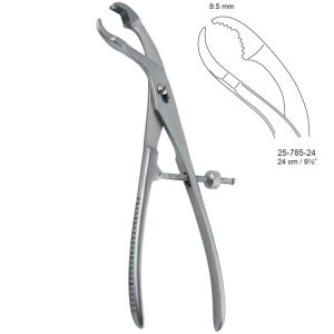 Kleszcze do trzymania kości samocentrujące-z gwintem 240mm
