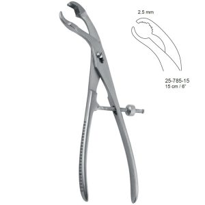 Kleszcze do trzymania kości samocentrujące-z gwintem 150mm