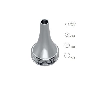 Wziernik uszny Hartmann dla dorosłych 4mm fig.1