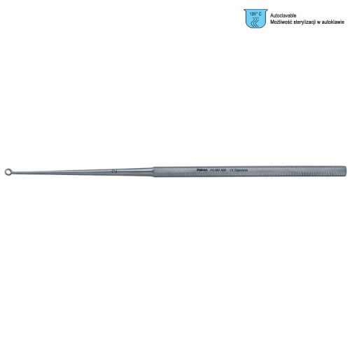 Łyżeczka uszna Buck zagięta tępa 2mm 165mm fig.2