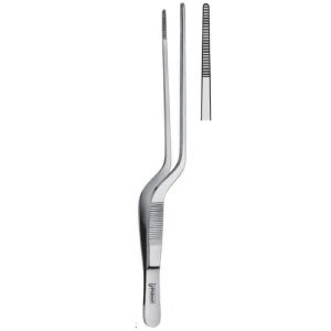 Penseta uszna ząbkowana Lucae bagnetowa 140mm