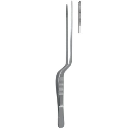 Penseta nosowa ząbkowana Jansen-Gruenwald bagnetowa 200mm