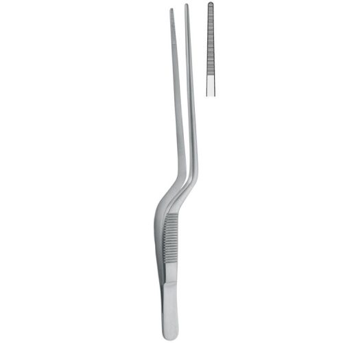 Penseta uszna ząbkowana Jansen bagnetowa 160mm