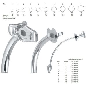Rurka tracheostomijna Chevalier-Jackson 10mm fig.6