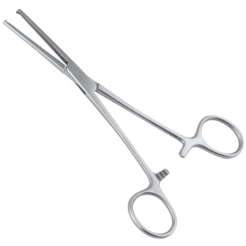 Kleszczyki naczyniowe Kocher proste 1x2 ząbki, 145mm