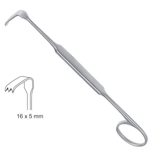 Hak Meyerding 3-zębny uchwyt pierścieniowy 16x5mm/180mm