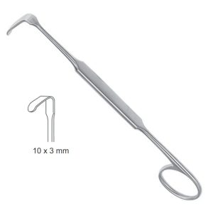 Hak Meyerding bez ząbków uchwyt pierścieniowy 10x3mm/180mm