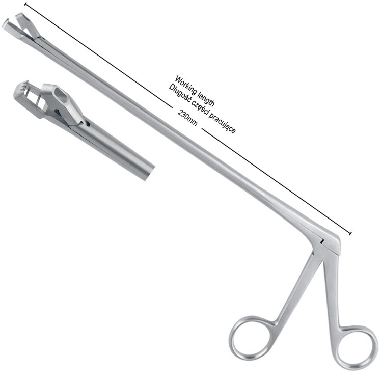 Kleszczyki biopsyjne Wittner proste 230mm