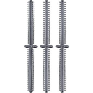 ElastoMax Duo ligatury bez lateksu srebrny metalik (1008 szt.)
