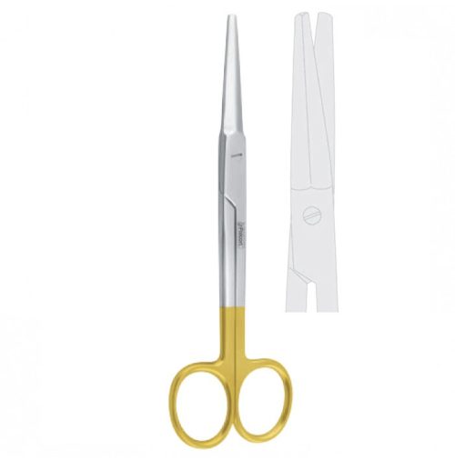 Scissors face-lift Tessier straight 165mm TC