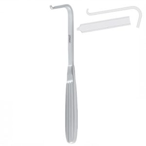 Retractor piriform rim Hargis 185mm