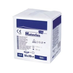 Kompresy z gazy niejałowe 17-nitkowe, 8-warstwowe , roz 5cm x 5cm (Opak. 100 szt.)