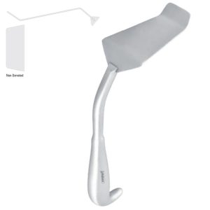 Retractor iliac crest Obwegeser 60x30mm, 220mm