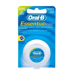 Oral-B Essential Floss, woskowana nić dentystyczna 50 m
