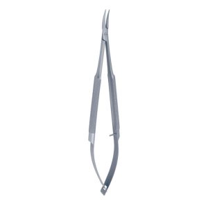 Igłotrzymacz mikro Gomel gładki zagięty 140mm