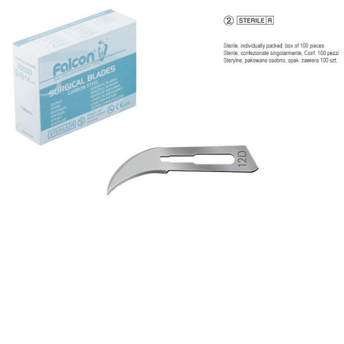 Ostrza do skalpeli Falcon fig. 12D (Opak.100 szt.)