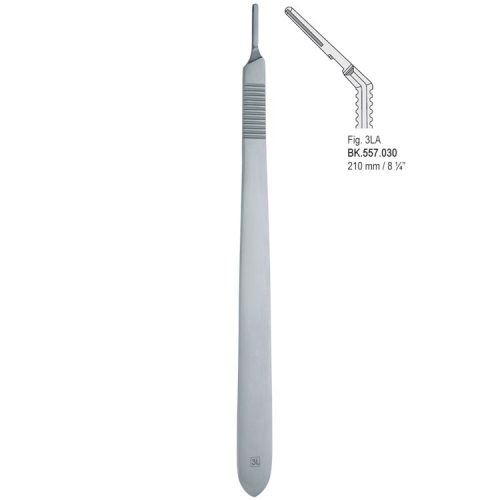 Uchwyt do skalpela wygięty 210mm fig. 3LA