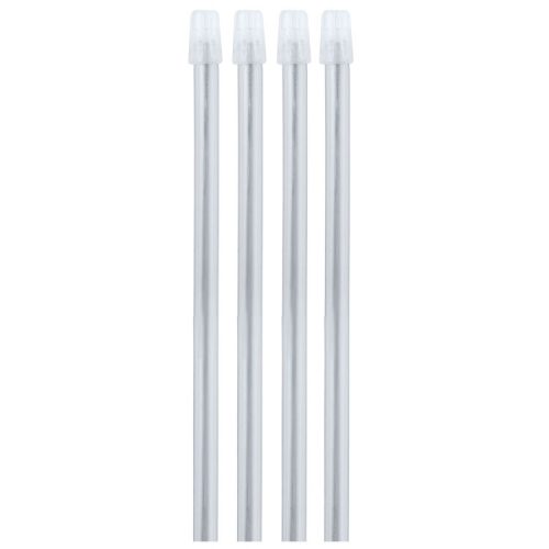Ślinociągi przeźroczyste zdejmowana końców 130mm (100 szt)