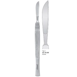 Skalpel ze stali nierdzewnej, ostrze 60mm fig. 9
