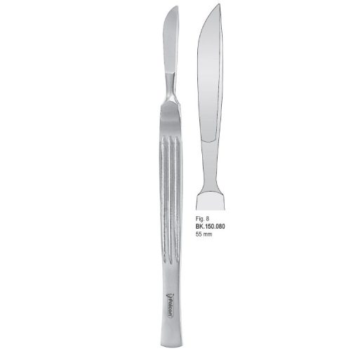 Skalpel ze stali nierdzewnej, ostrze 55mm fig. 8