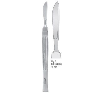 Skalpel ze stali nierdzewnej, ostrze 40mm fig. 5