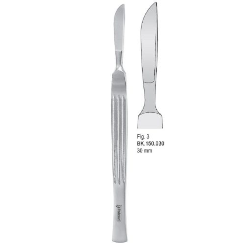 Skalpel ze stali nierdzewnej, ostrze 30mm fig. 3