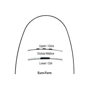 MaxiFlex Łuki Niklowo-Tytanowe Euro-Form kwadratowe dół (10 szt.)