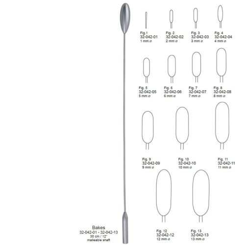 Rozszerzadło dróg żółciowych Bakes giętkie 5mm/300mm fig.5