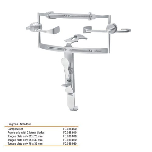 Mouth gag Dingman-Standard frame only