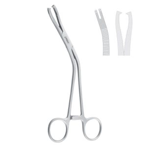 Forceps bone holding Dingman modified 45° right 190mm