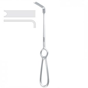 Retractor transoral drill Arnett 35x7mm, 220mm