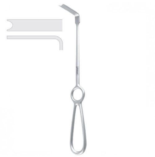 Retractor transoral drill Arnett 35x7mm, 220mm