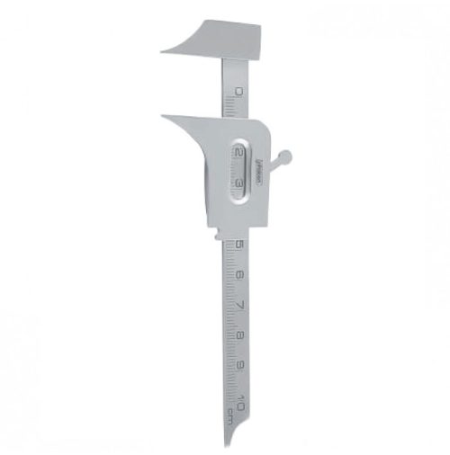 Gauge nasal screw to incisor measurement Arnett