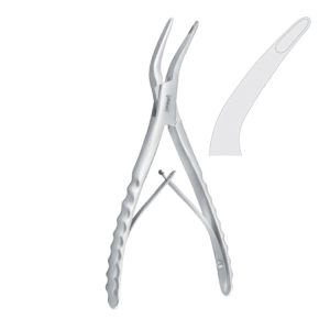 Rongeur bone Marchac angled 180mm