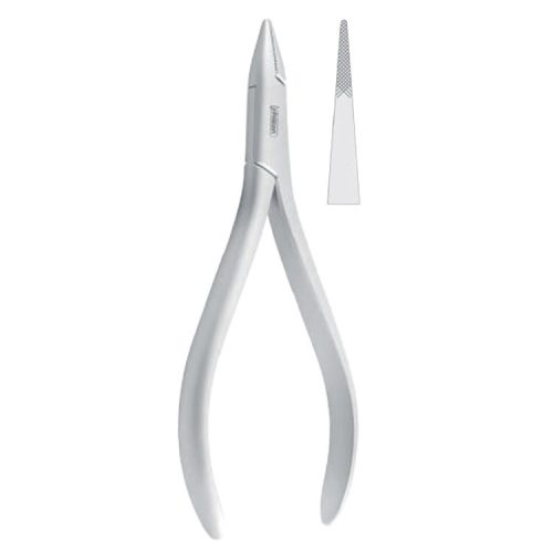 Obwegeser Kleszcze do skręcania drutu dzioby płaskie krótkie 150mm fig.3